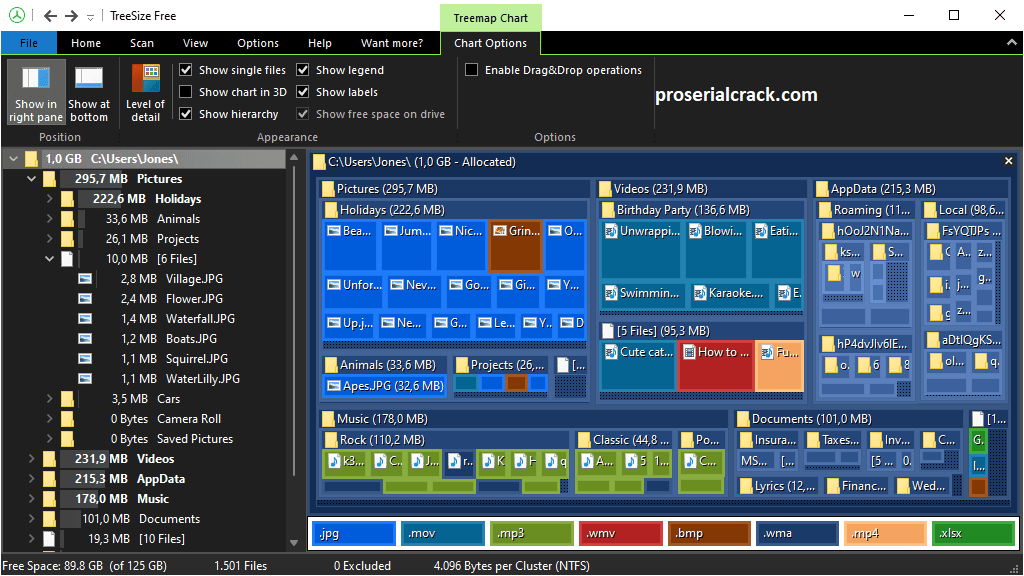 TreeSize Free Crack